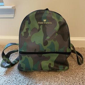 Simply Southern camouflage backpack purse